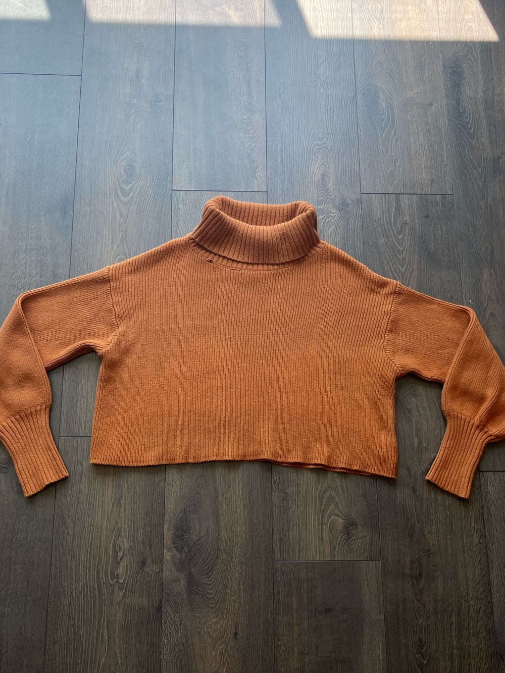 Wild Fable Ribbed Cropped Turtleneck Sweater